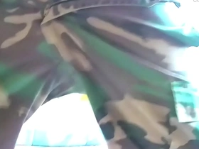 Military masturbating big black penis until orgasm - communitydick4u