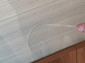 Hotel pissing: giving this room my treatment for a night