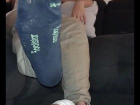 Male feet worship