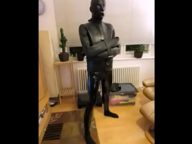 077 escape proof packed in heavy rubber straitjacket.