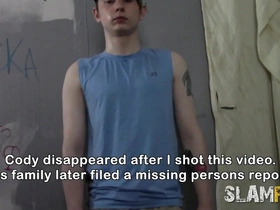 Barely-legal cody was kicked out by his parents for being gay